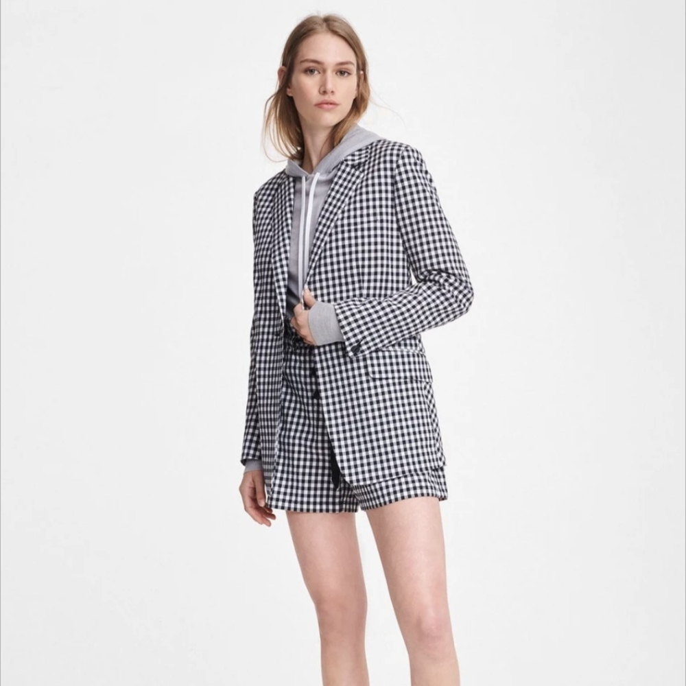 Rag & Bone Gingham Blazer